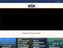 Tablet Screenshot of floripamanha.org